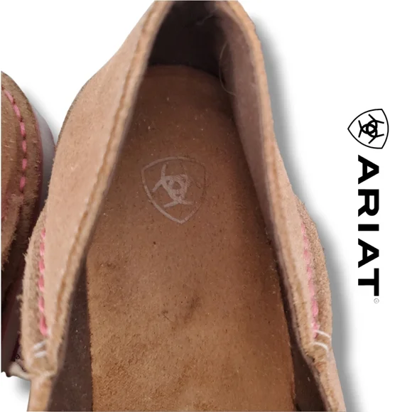 Ariat Cruiser Dirty Taupe Suede Leather Loafers Slip-On Shoes Women's 8 - Picture 13 of 13